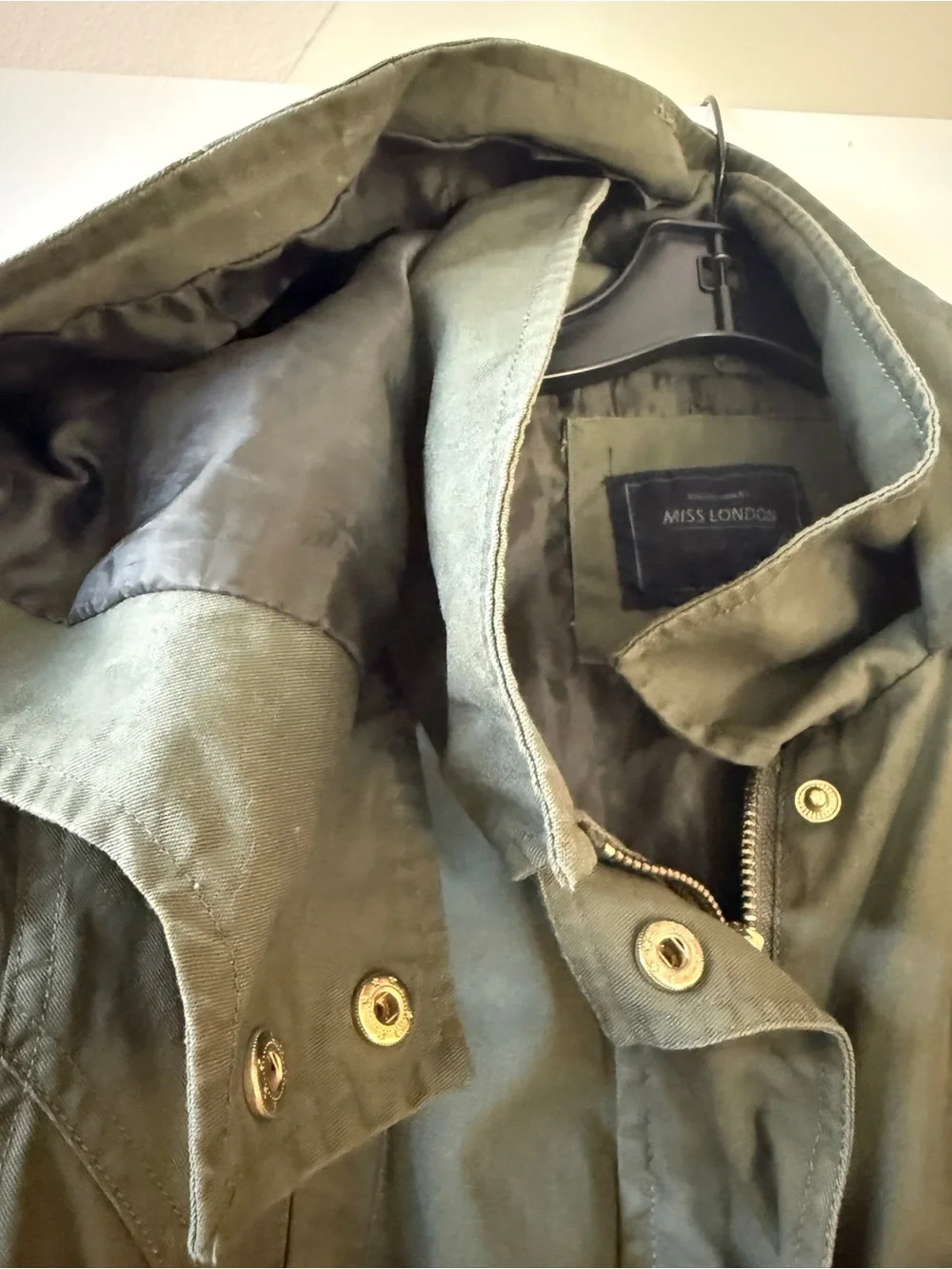 Miss London Size XL Utility Jacket